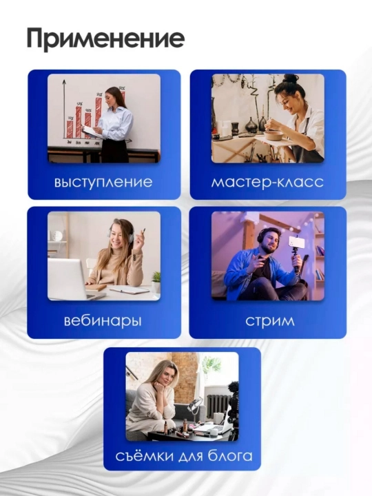 IPhone va Android uchun Type-C ulagichiga ega simsiz 2 tasi 1 da kamerali mikrofon