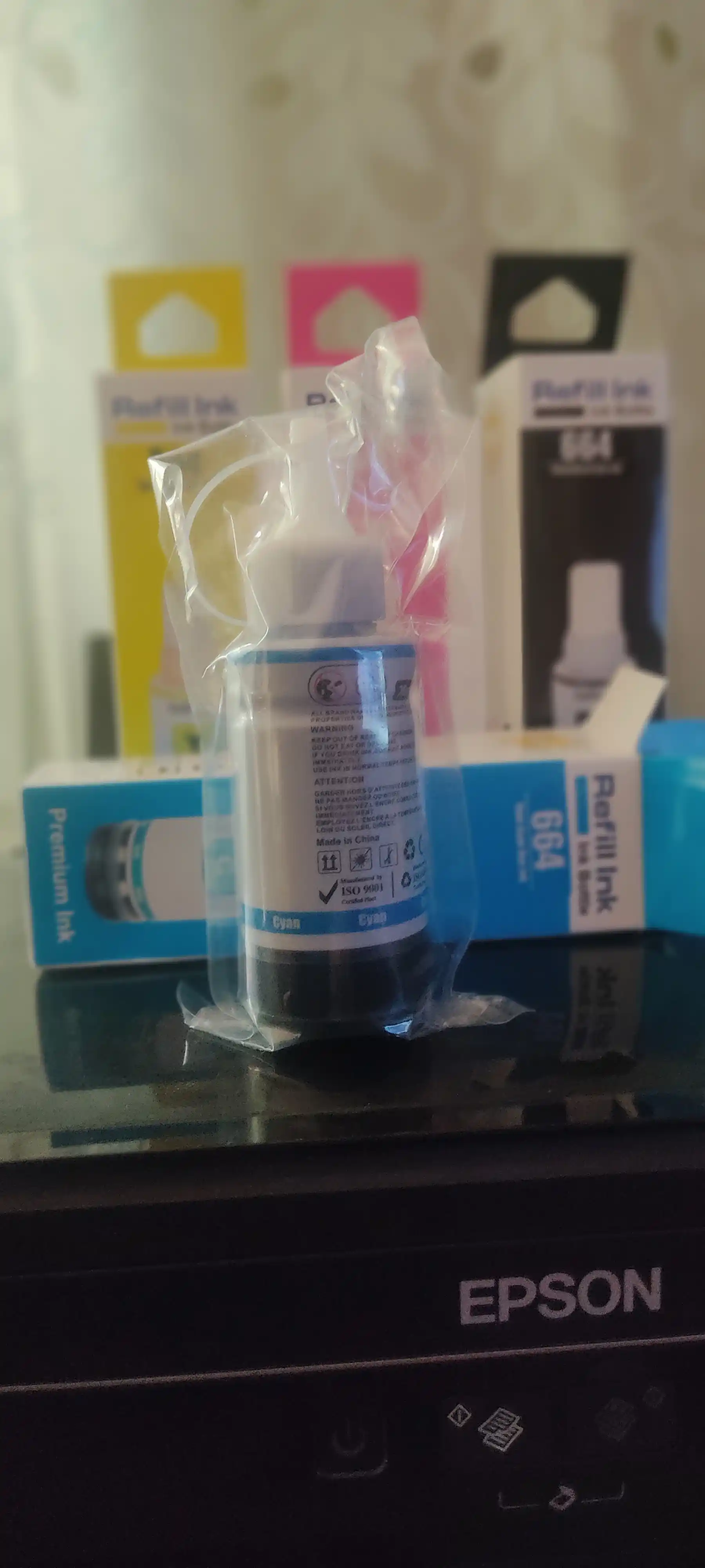Чернила 664 для принтера Epson L100/L200/L300/L400/L1300