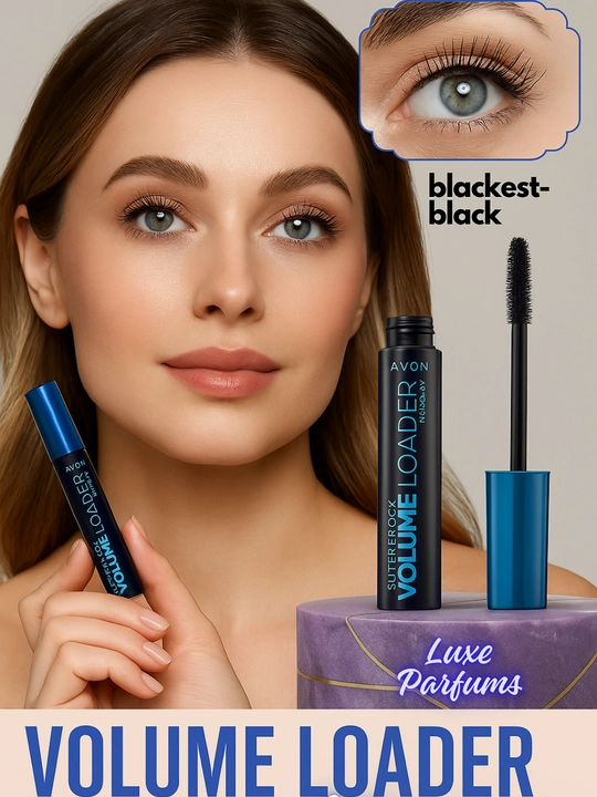 Supershock Vloume Loader, тушь для ресниц, черная тушь - 