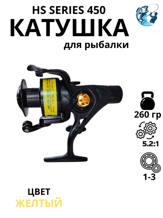 Рыболовная безинерционная катушка hs series
