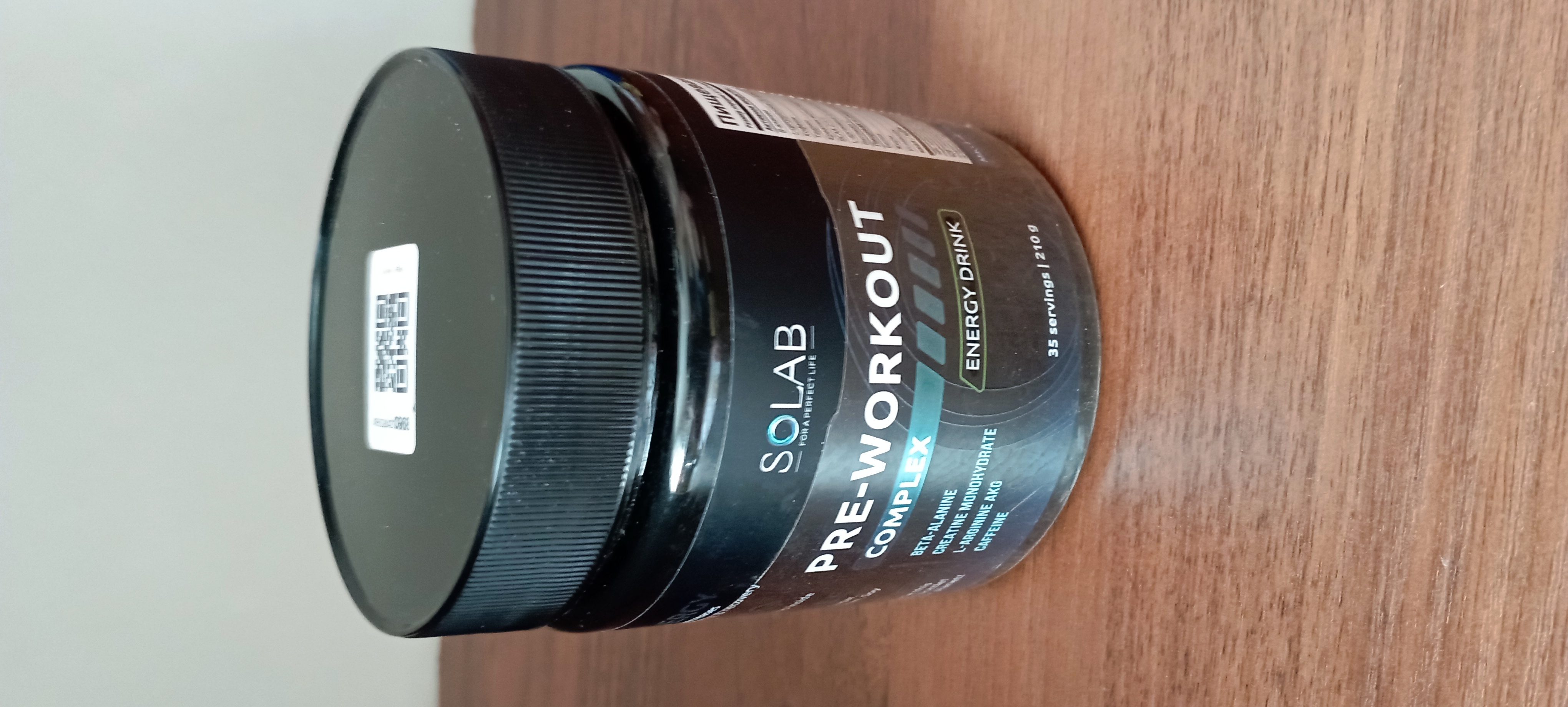 Предтренировочный комплекс Pre-workout, SOLAB, вкус Энергетика, 35 порций, 210г