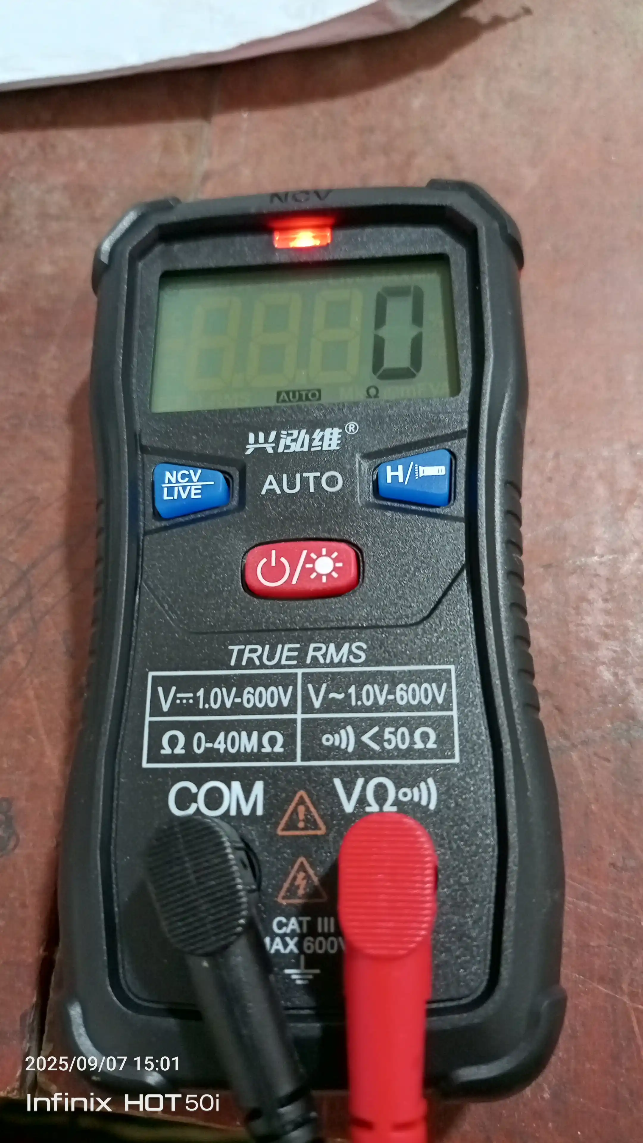 Professional raqamli smart multimetr, asboblar, elektrik, aqlli test o‘lchagich