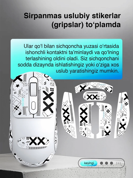 Simsiz sichqoncha kompyuter va noutbuk uchun, T-Wolf o'yin sichqonchasi, 2400 DPI