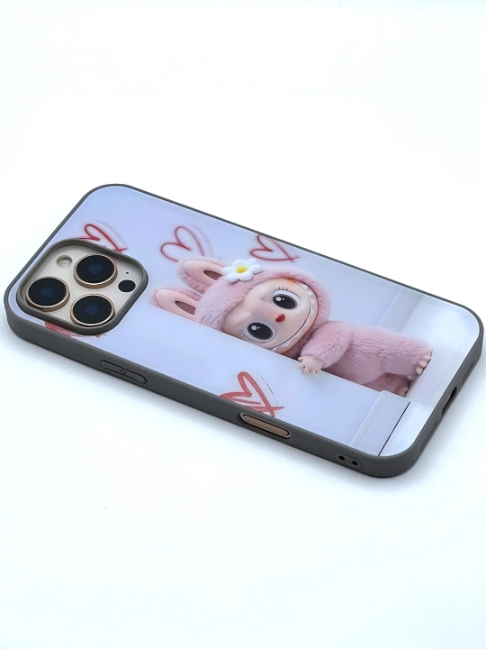 iPhone X XS, 11, 12, 13, 14, 15, 16 Pro, Maks, qattiq porloq silikon uchun g'ilof