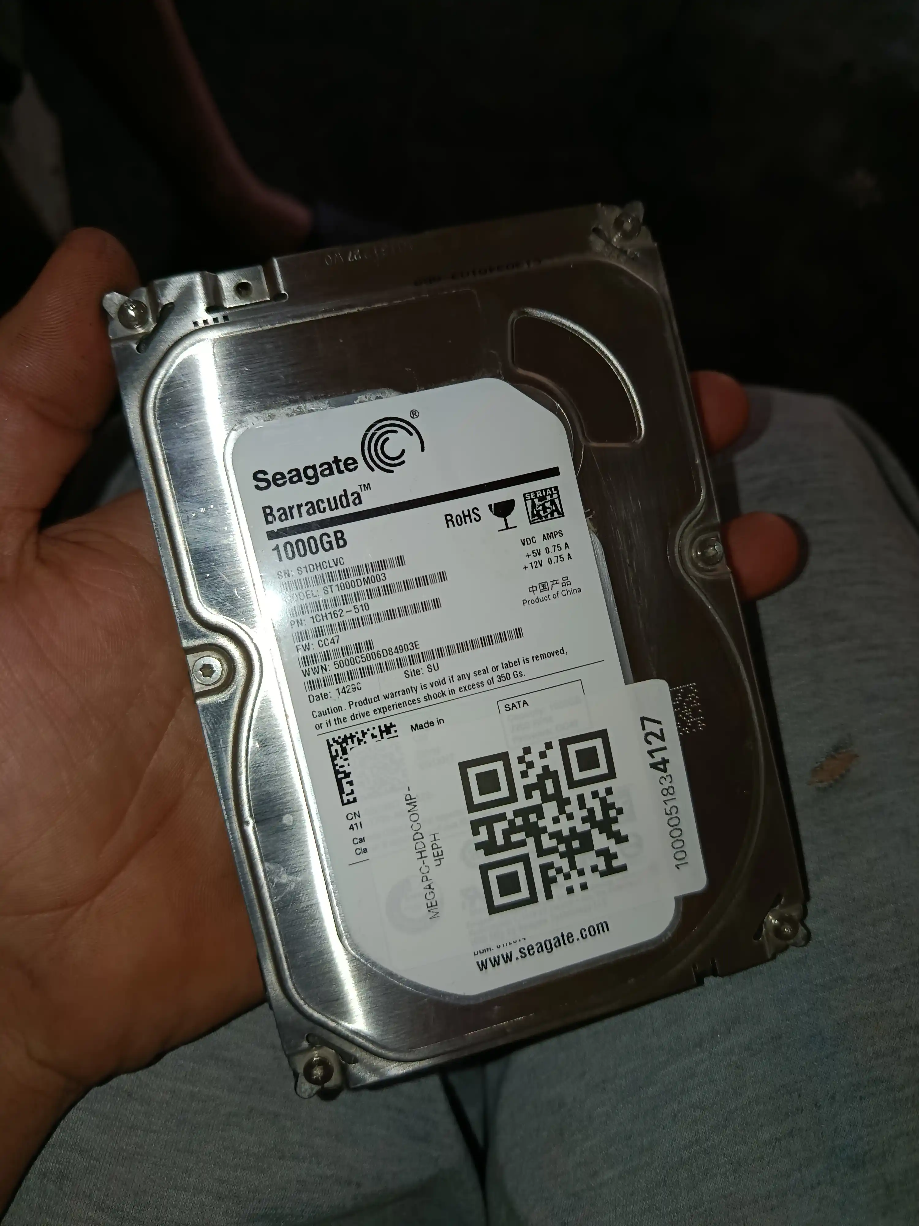 Жесткий диск HDD 500 ГБ 1 ТБ 2 ТБ 3'5 SATA 6 Гб/с, 5400/7200 rpm для ПК компьютера