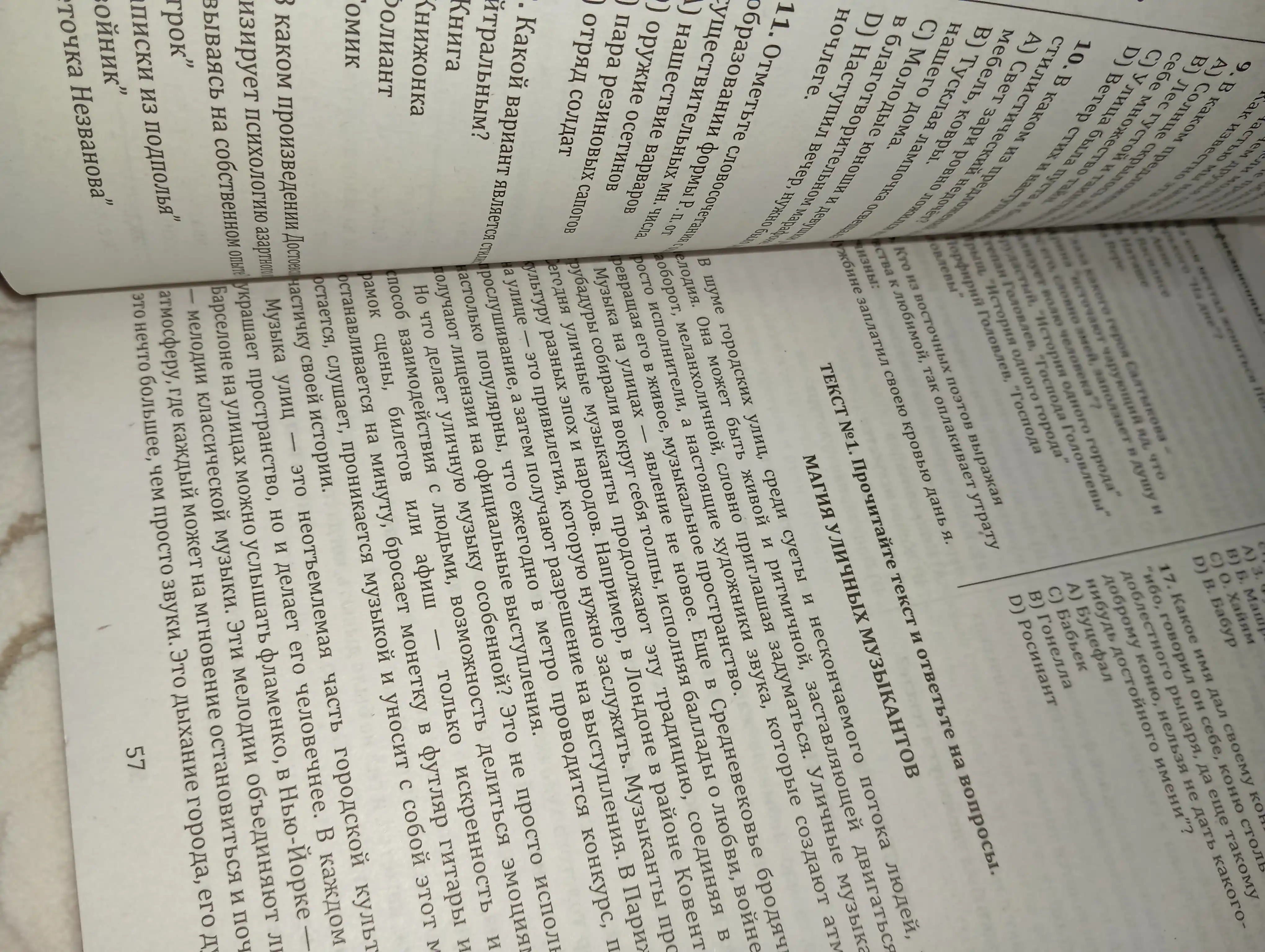 Russkiy yazyk i literatura. Sertifikatsionnyye testy