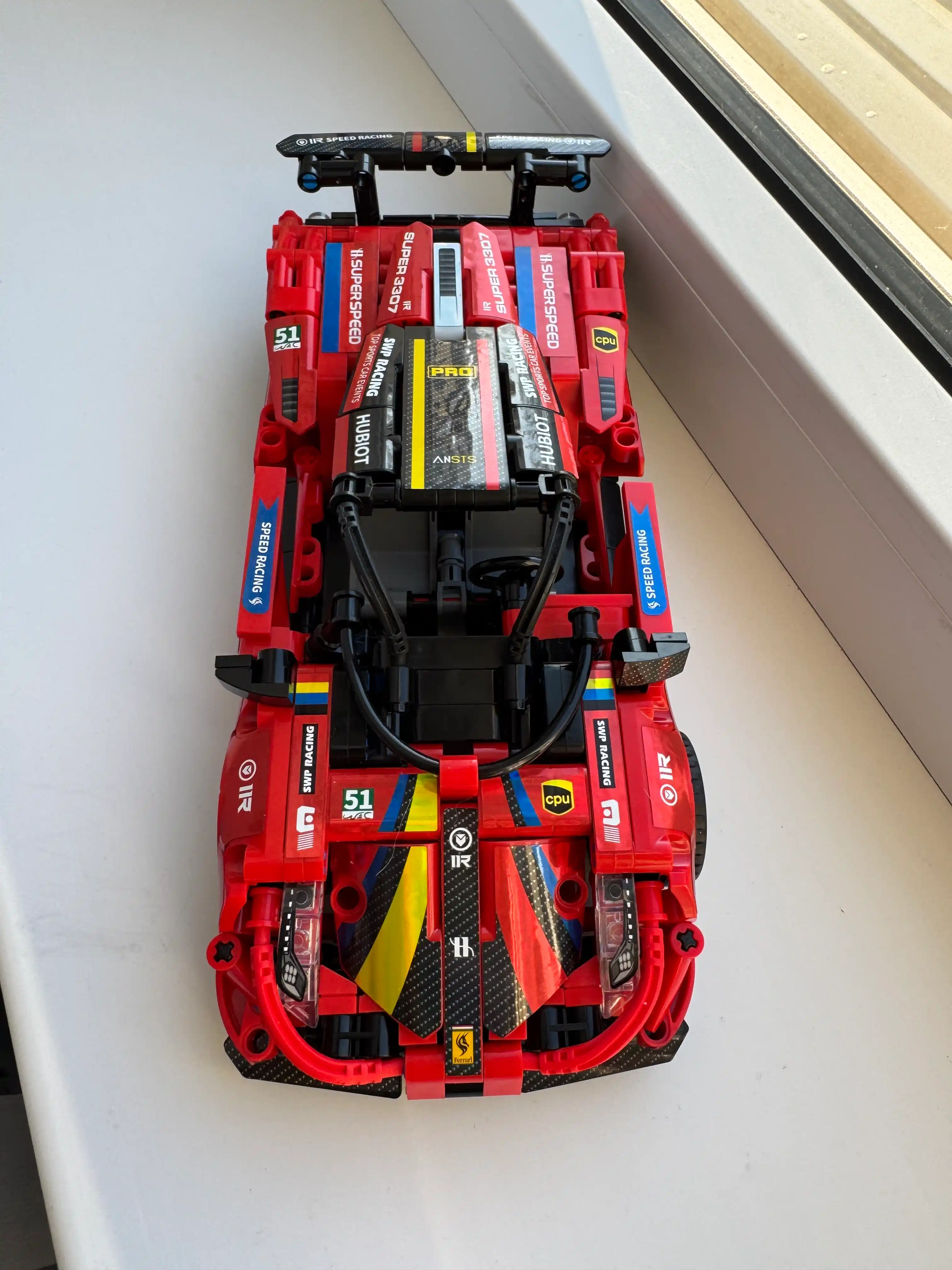 Konstruktor Technic Ferrari, Bugatti, Porshe, Lamborghini, mototsikl, superkar