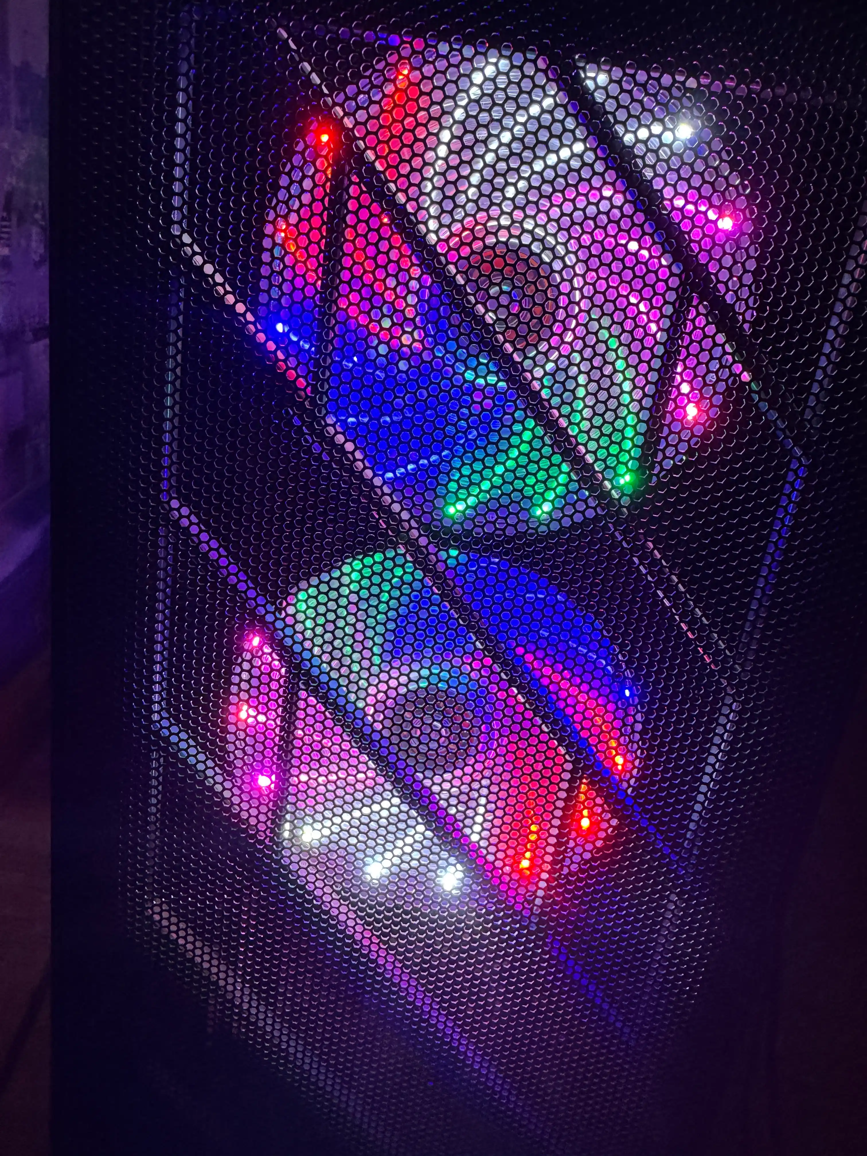 RGB-вентилятор для компьютера, 120 мм , радужный цвет, с высоким воздушным потоком