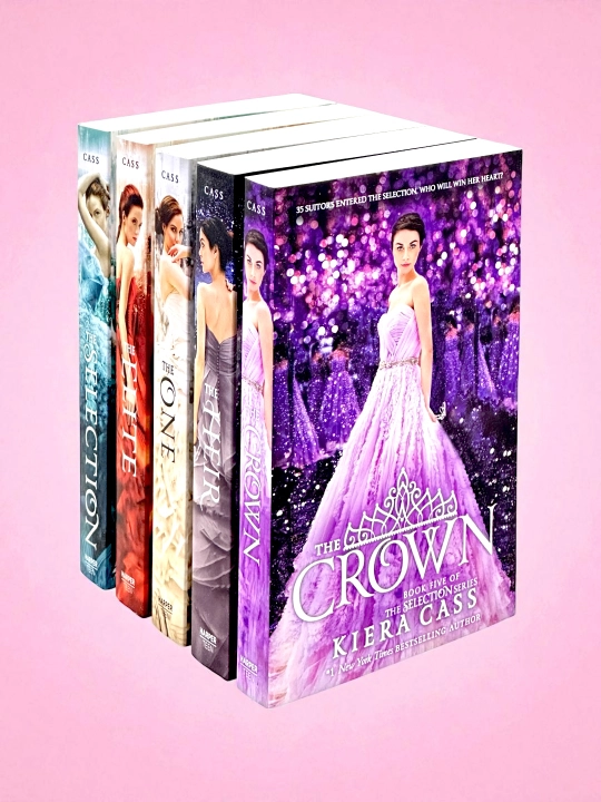 The Selection series, The Elite, One, Heir, Crown Kiera Cass