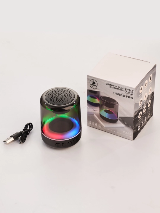 Колонка Bluetooth, с RGB подсветкой, беспроводная, с высокой громкостью, заряжаемая usb - 