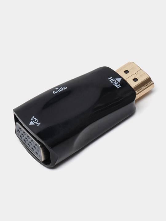 Adapter HDMI VGA ovoz kabeli blian 3.5 mm HD 1080P kompyuter noutbuklari uchun