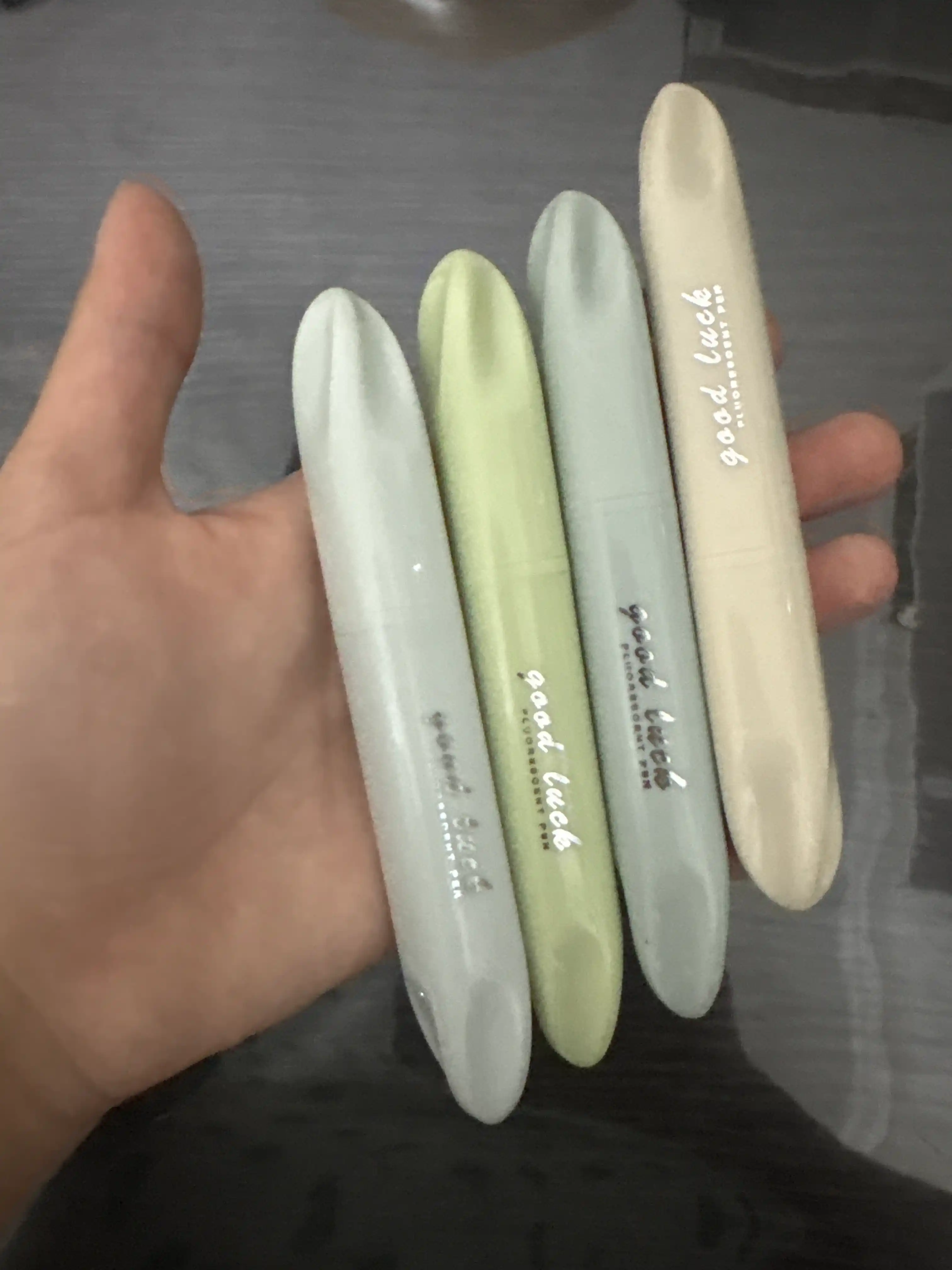 Маркеры текстовыделители, пастельные, 3 вида, 4 цвета в наборе