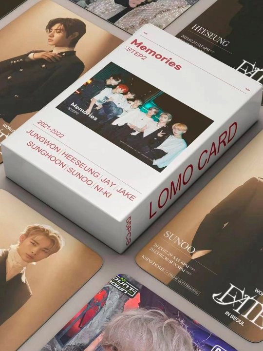 Коллекционные карточки ENHYPEN, карточки K-pop, Jay, Ni-ki, Heeseung, Sunghoon, Sunoo