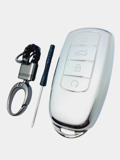 Чехол для пульта, CHERY 7-8 TIGGO PRO — AVTOMIX-CHERY7T-БЕЛЫЙ