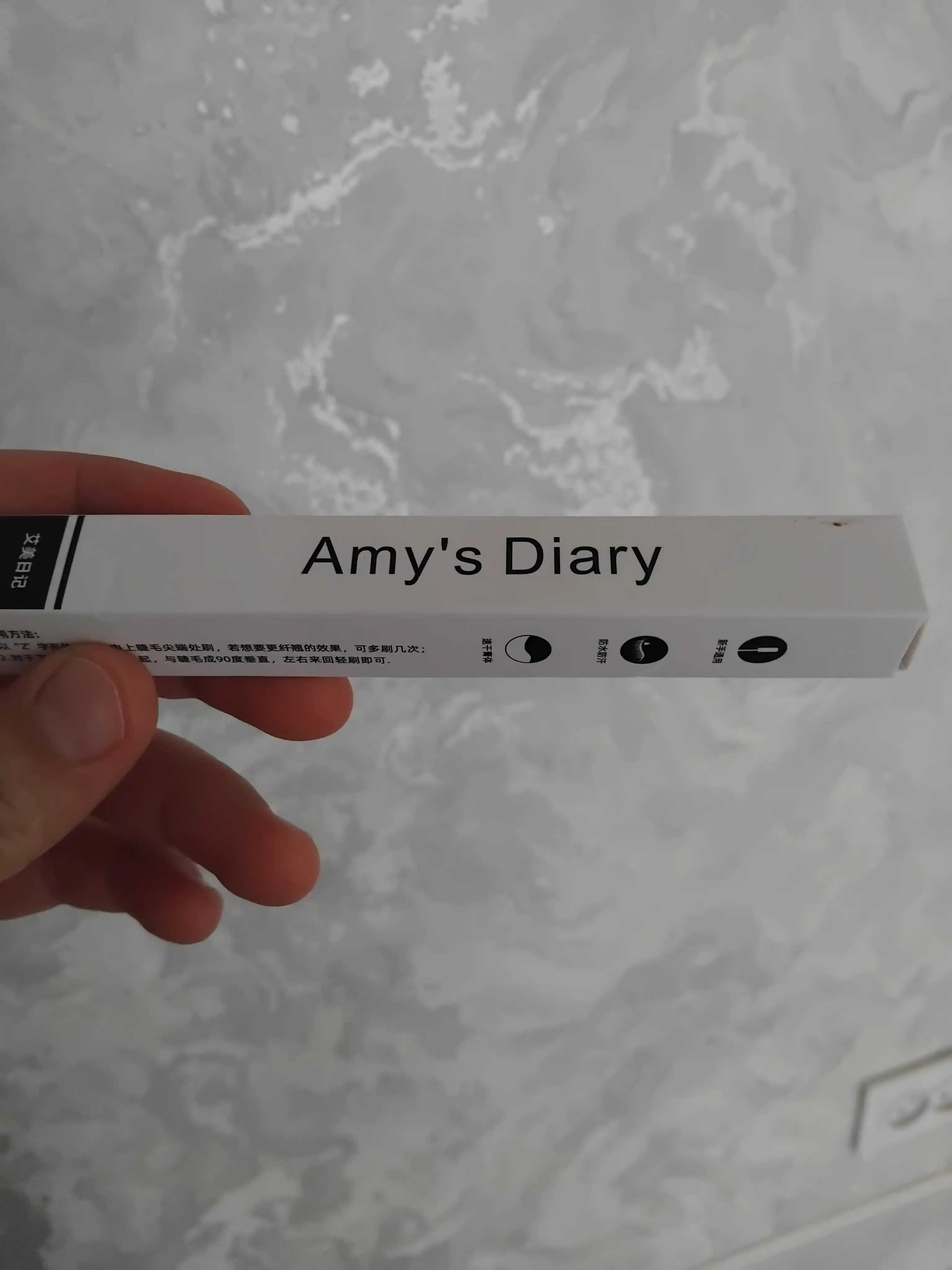Тушь для ресниц Amy's Diary, водостойкая, удлиняющая, тонкий аппликатор