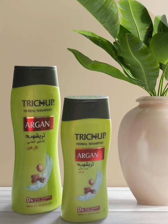 Trichup Argan Shampoo 200 ml argan moyli shampun, oziqlanish, jilo va yumshoqlik uchun