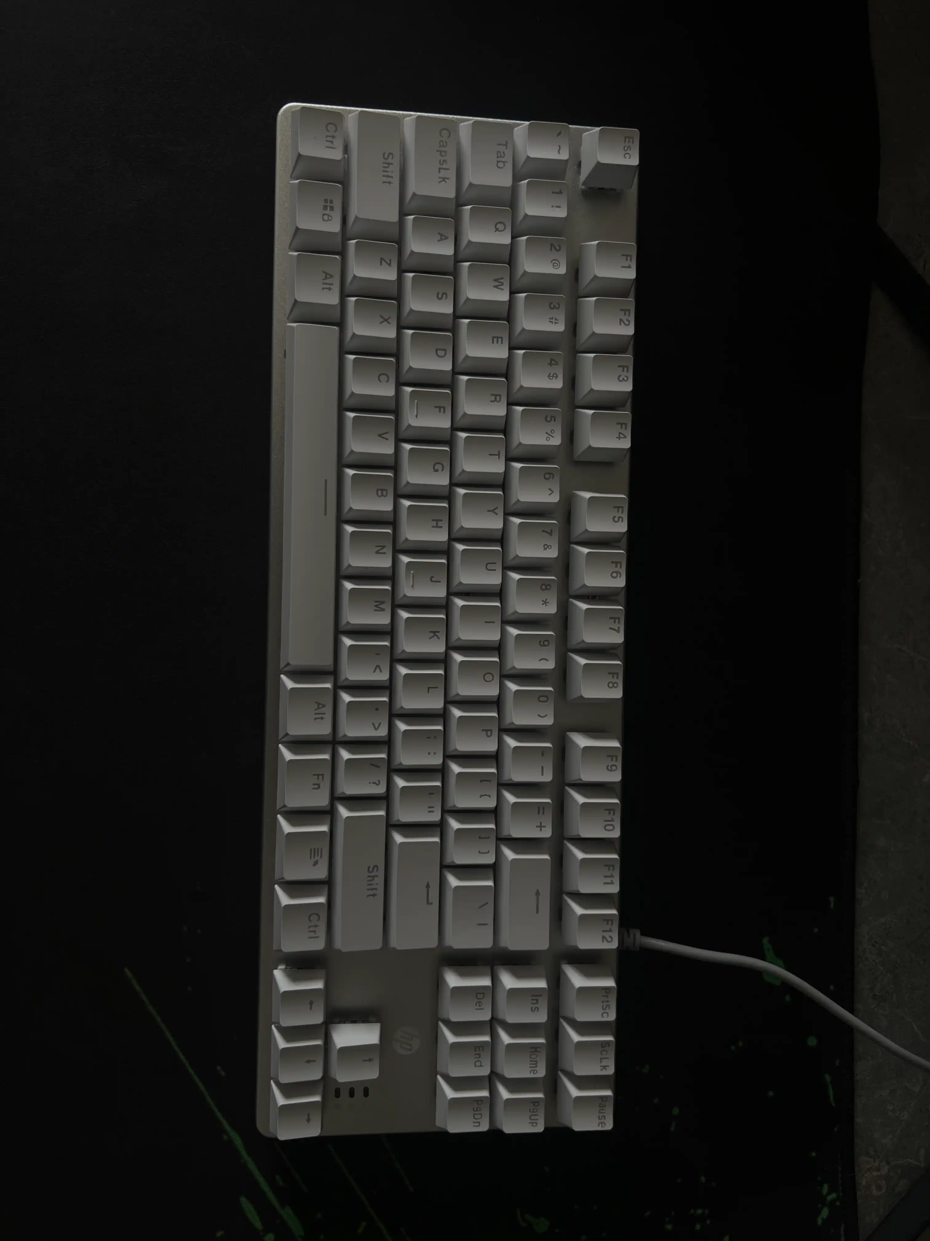 HP GK100F, HP GK200 White mexanik, RGB yoritgichli, o‘yin klaviaturasi