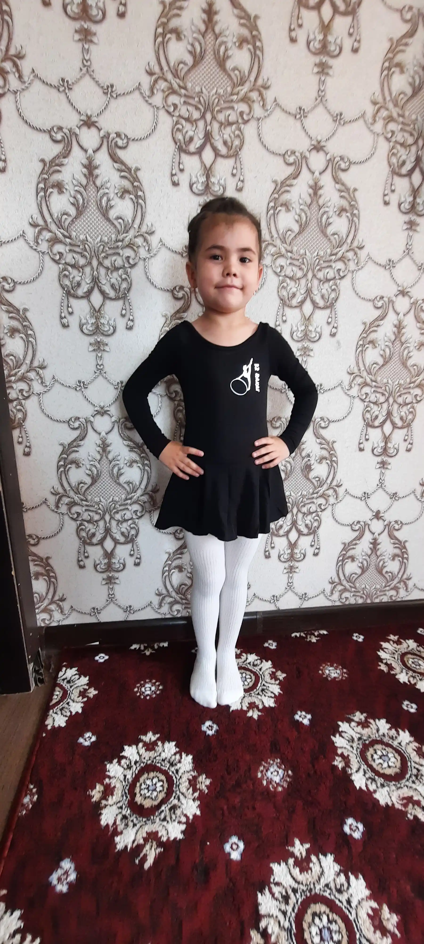 Raqs va gimnastika uchun mashg'ulot formasi, qora UM795032