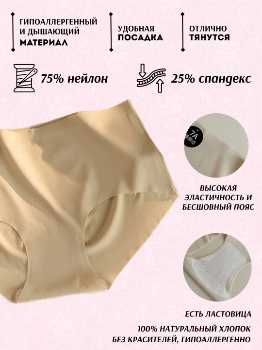 Ayollar uchun choksiz trusiklar, sliplar