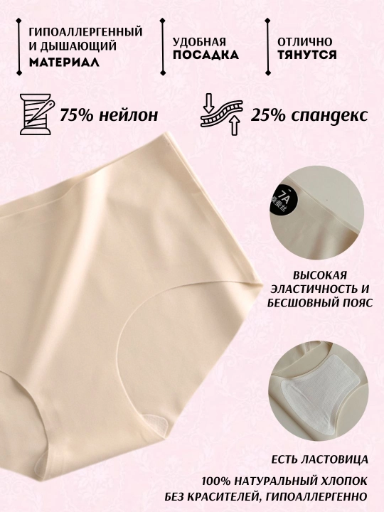 Ayollar uchun choksiz trusiklar, sliplar