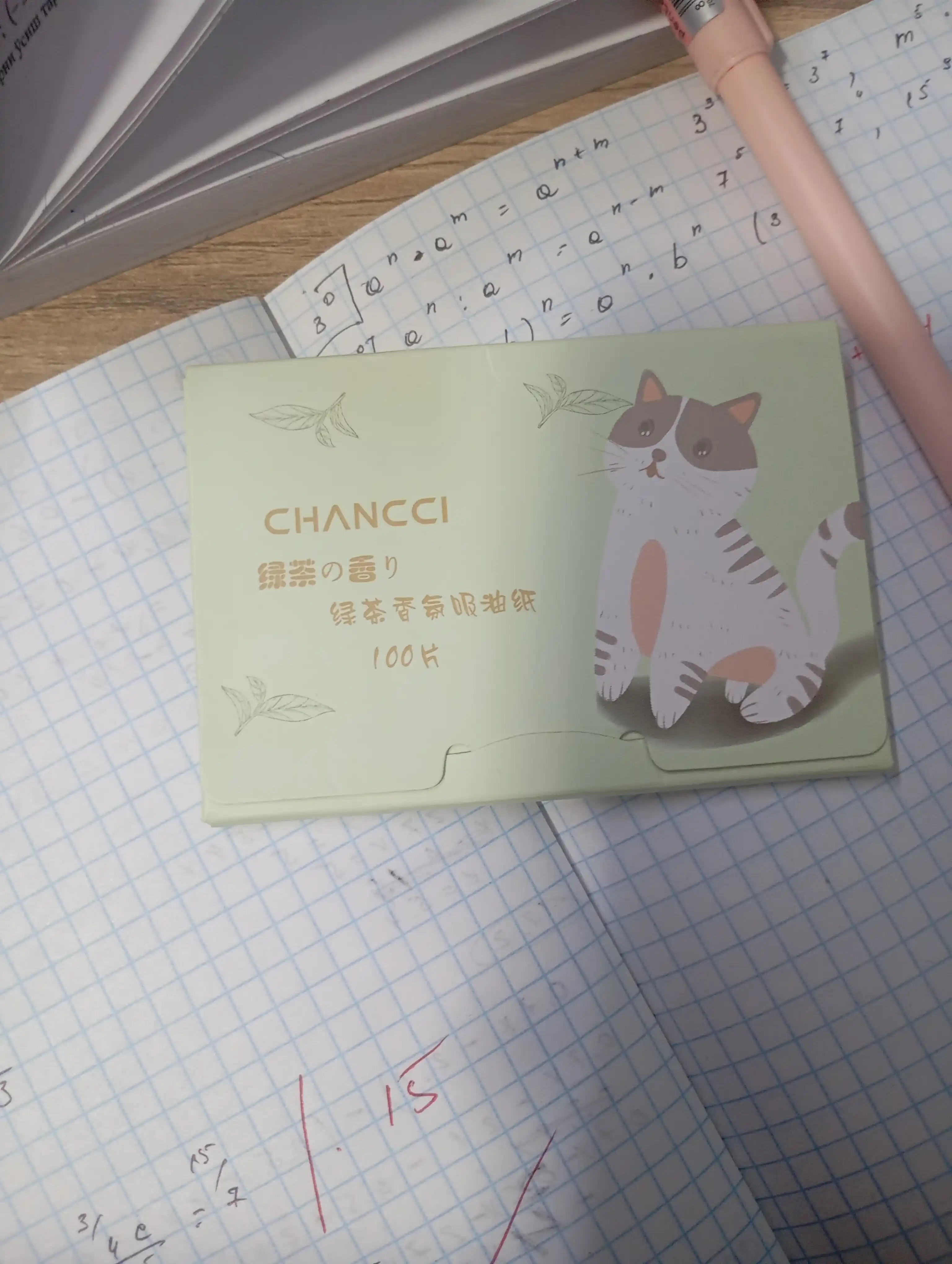 Матирующие салфетки для лица Chancci, 100 шт
