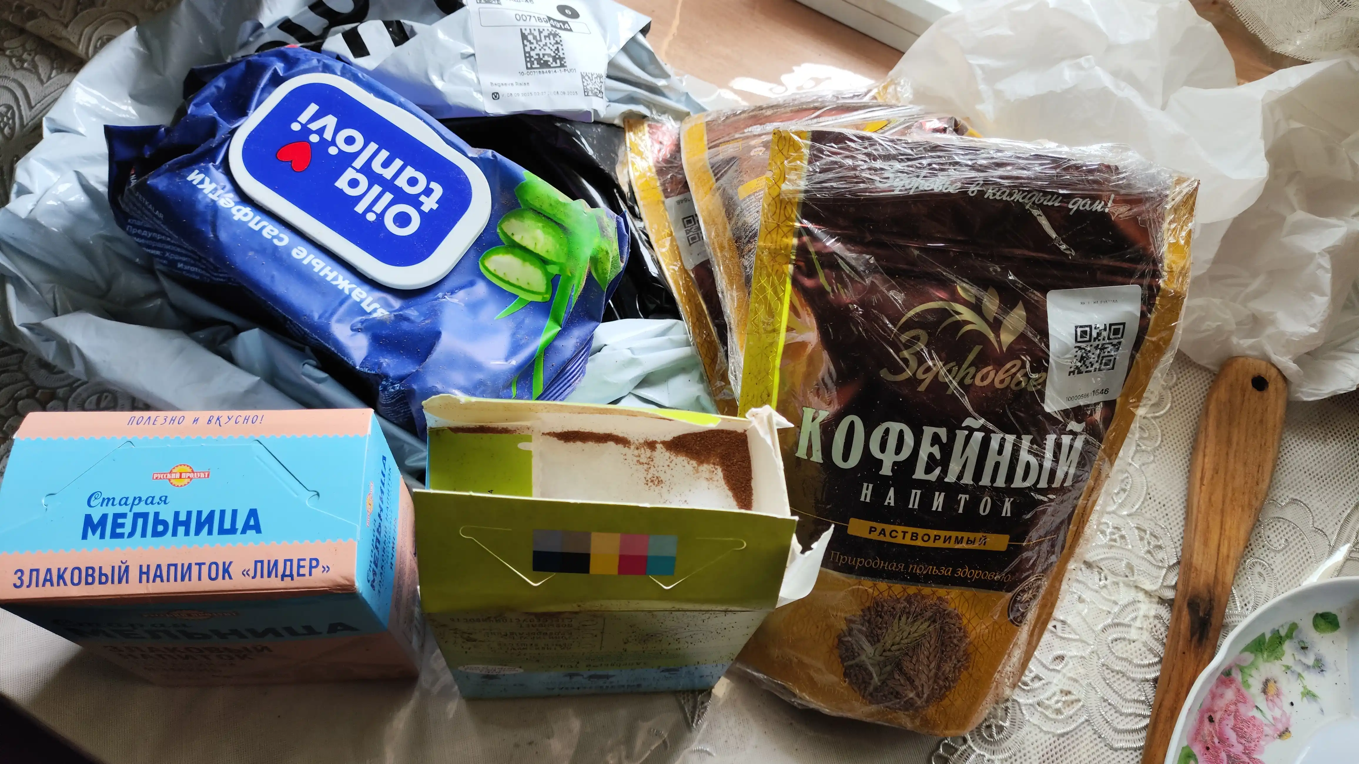 Qahva ichimligi, eruvchan, boshoqli o‘simliklar asosida tayyorlanadi. Zdorovye. 100 g
