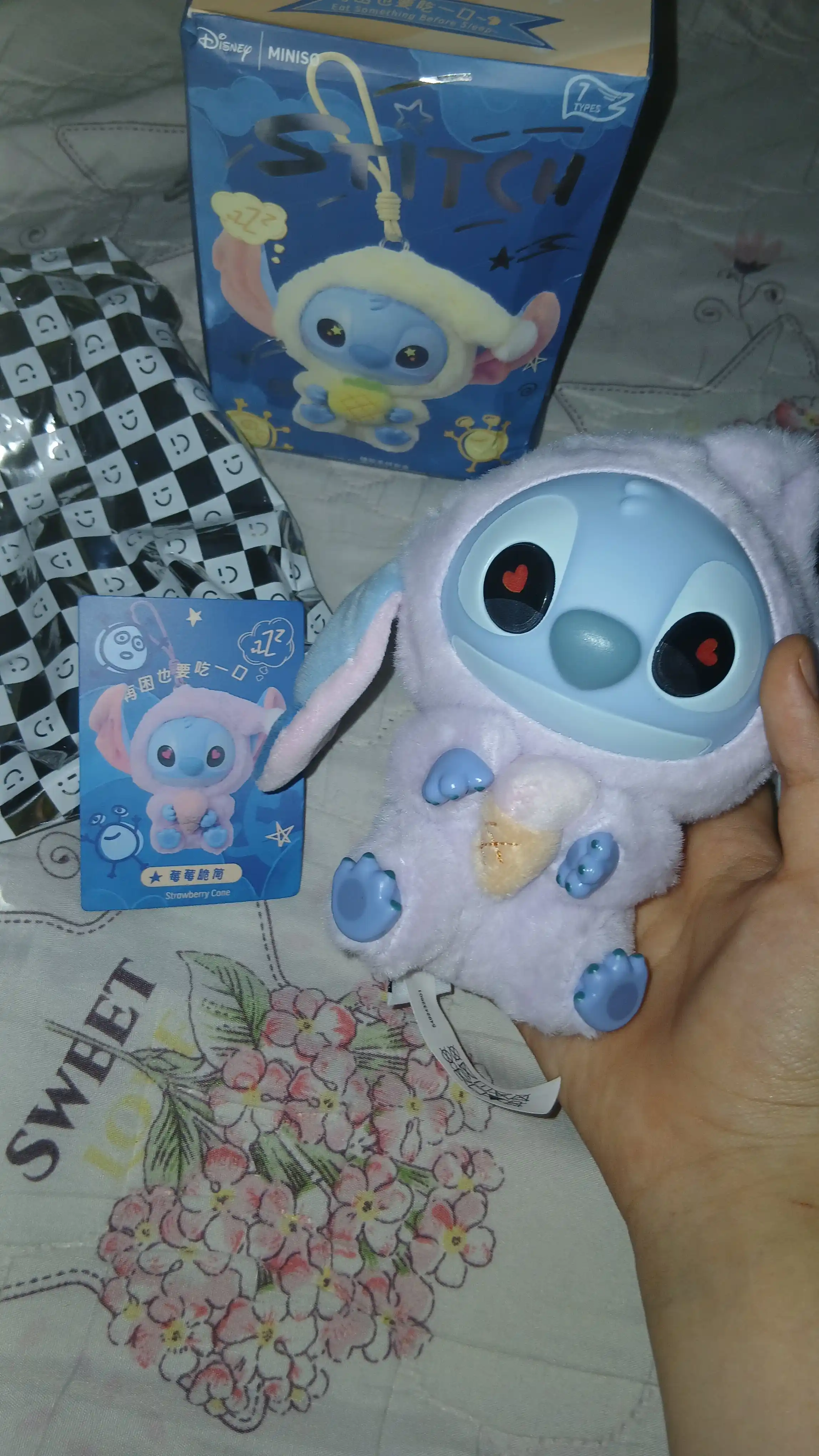 Stitch brelogi 15 sm, kalitlar, ryukzak va sumkaga osma, bolalar va kattalar uchun sovg‘a