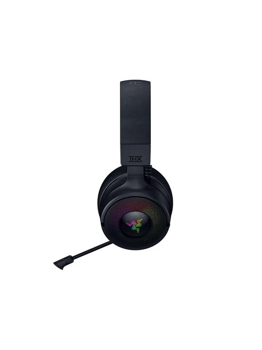 Razer Kraken V4 simsiz oʻyin minigarnituralari, USB-A/WL/BT, RGB, 70 soatgacha ishlash