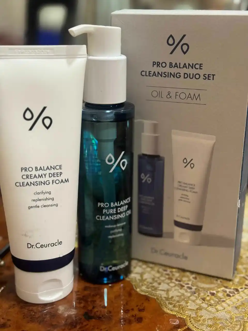 Dr. Ceuracle ikki marta tozalash to'plami Pro Balance Cleansing Duo Set