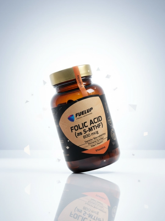 FuelUP FOLIC ACID (as 5-MTHF) 800mcg 60tabs