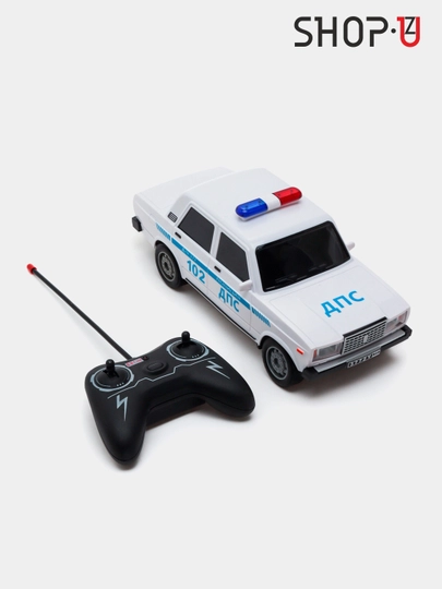 Радиоуправляемая машинка на аккумуляторах ВАЗ 2107, DODGE, Chevrolet, Taxi, Police — SHOPUZK-VAZ2107-БОРДОВ