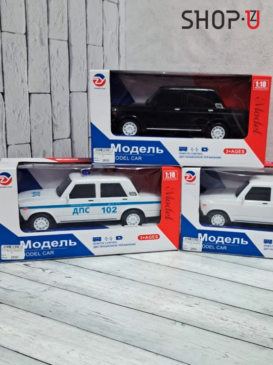 Batareya bilan ishlaydigan radio boshqariladigan avtomobil VAZ2107, DODGE, Chevrolet,Taxi