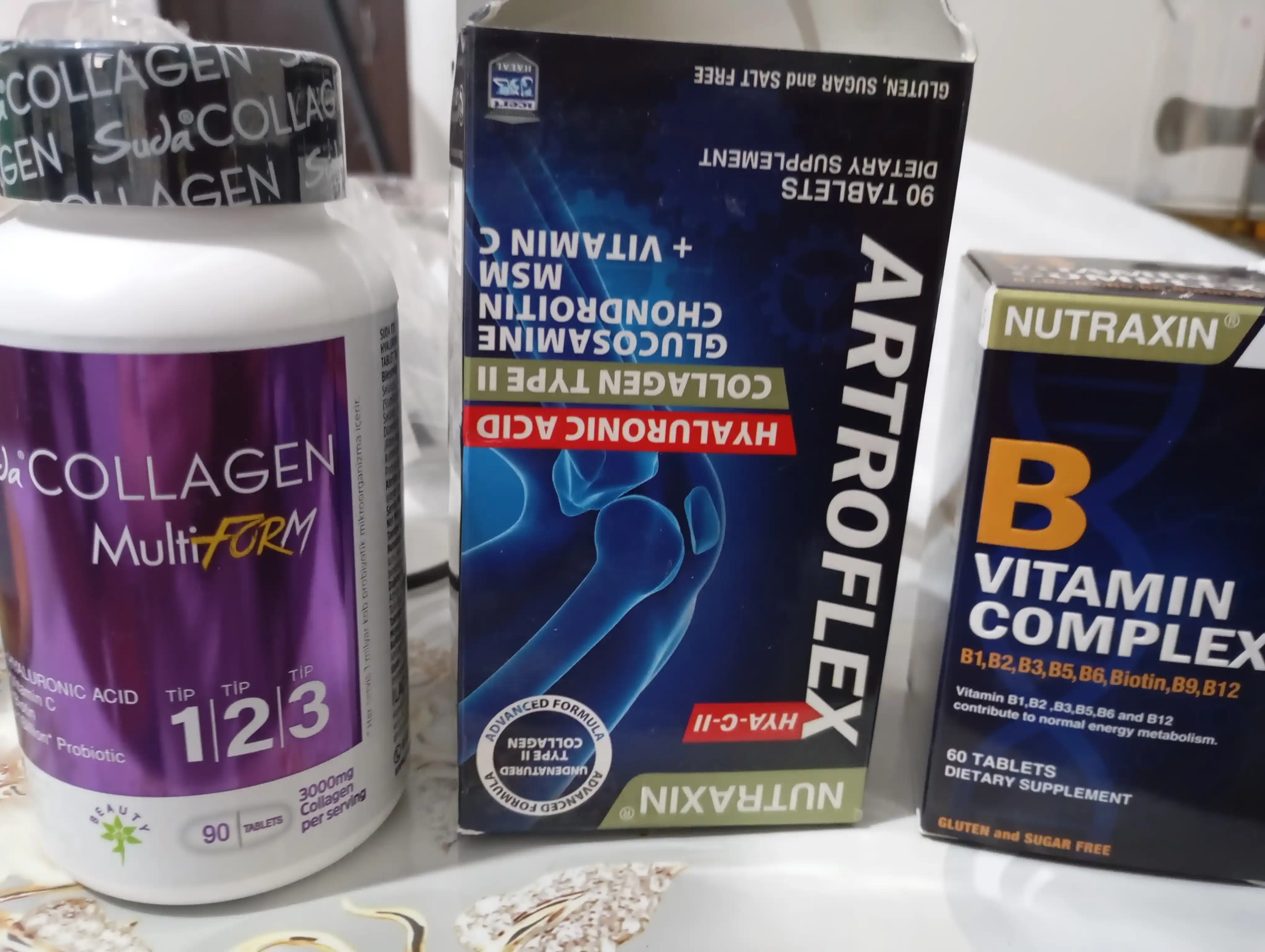 Nutraxin Artroflex bo'gimlarning normal ishlashi uchun glyukozamin xondroitin, 90 tabletka
