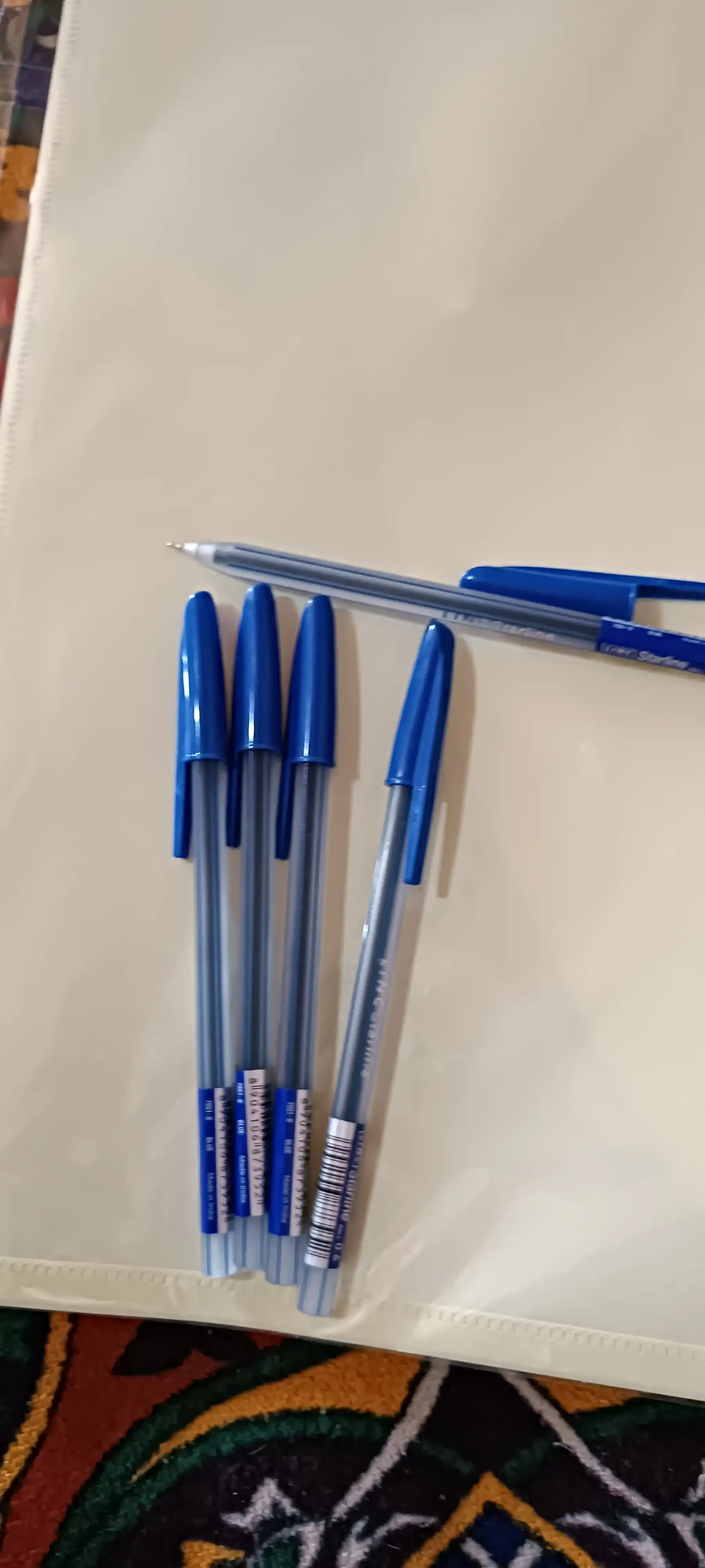 Sharikli ruchkalar Linc STARLINE, ko'k, 0.6 mm, 5 dona