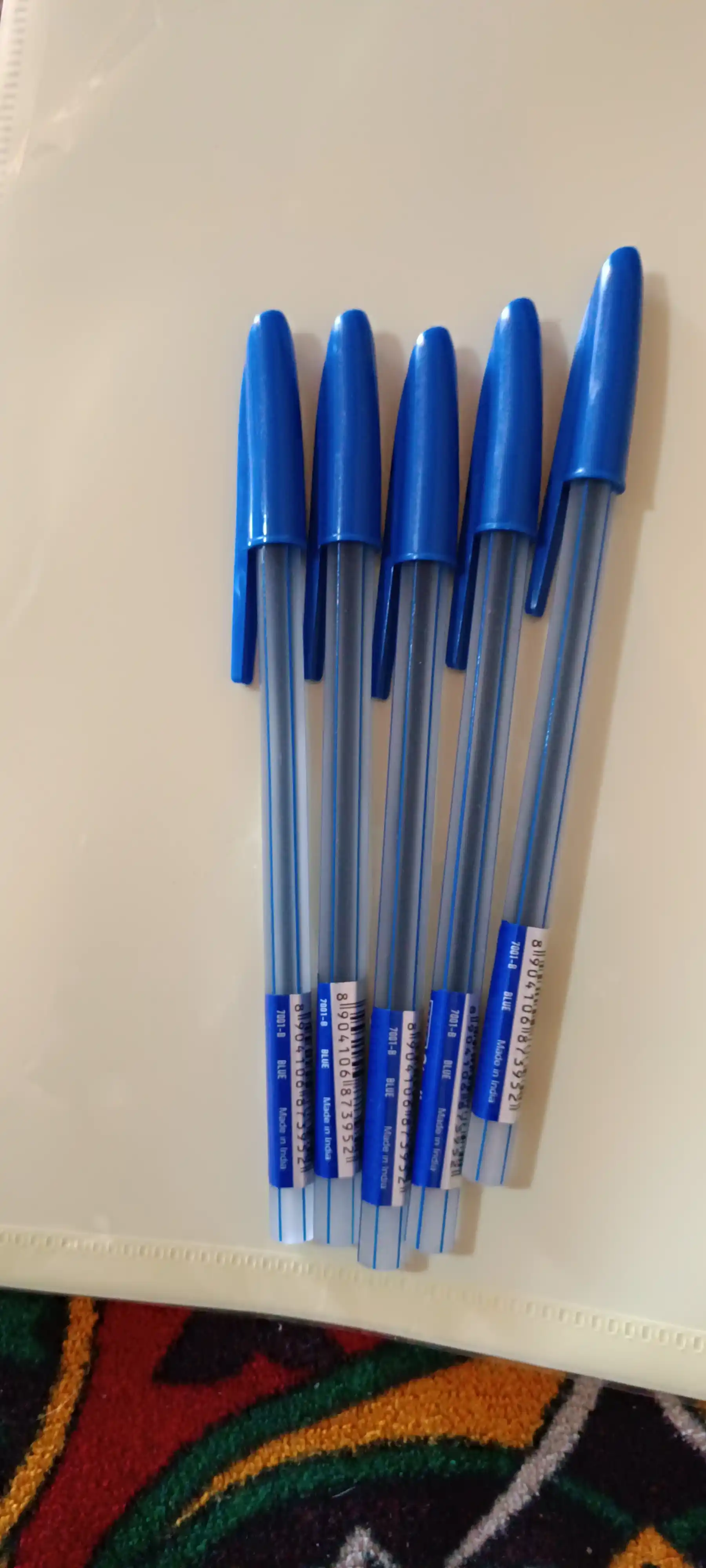 Sharikli ruchkalar Linc STARLINE, ko'k, 0.6 mm, 5 dona