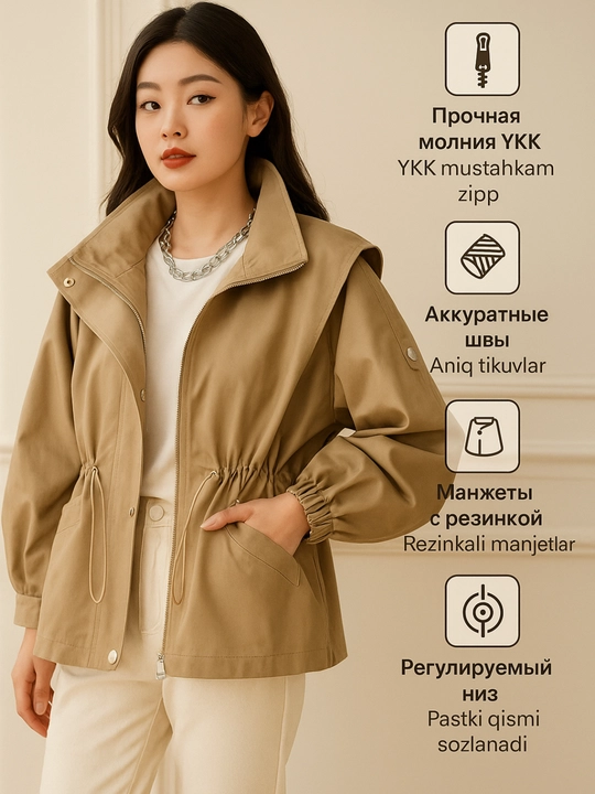 Ayollar uchun kurtkalar va pufoviklar Y2K, koreys uslubi