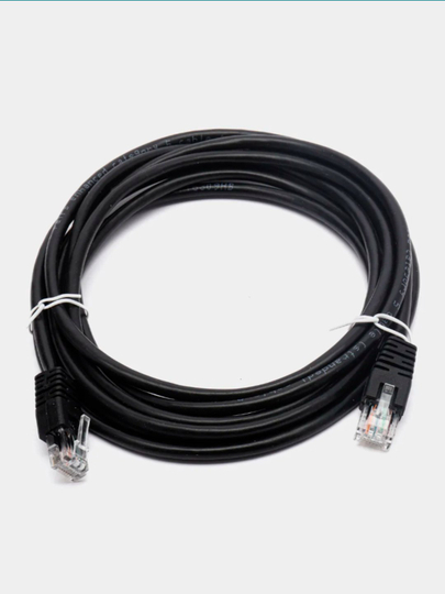 Сетевой кабель CAT-6 LAN до 10Гбит/сек, UTP для интернета, патч-корд RJ45, компьютерный - 