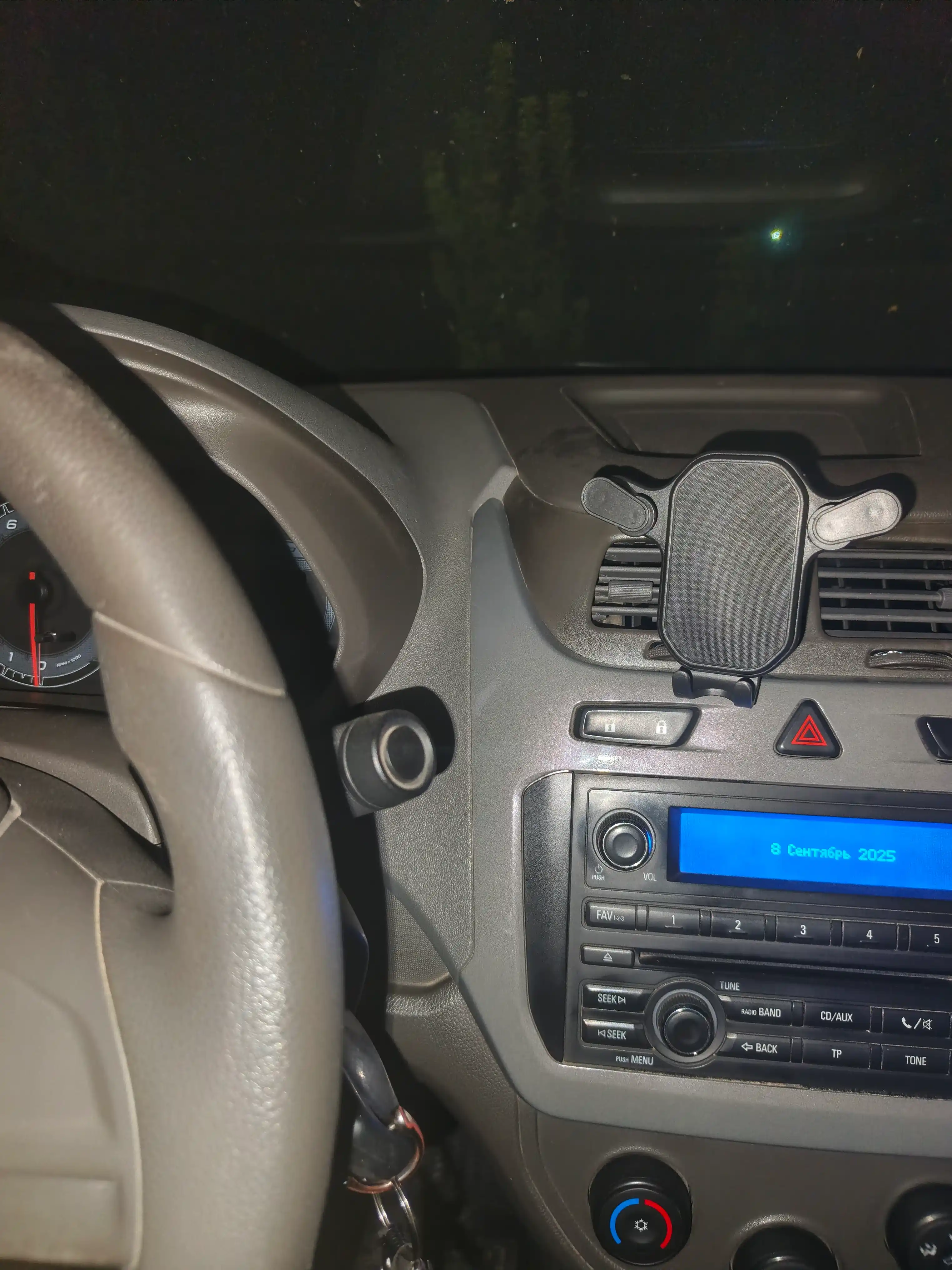 Универсальный автомобильный держатель телефона для воздуховода, BH76 Holder двойной зажим