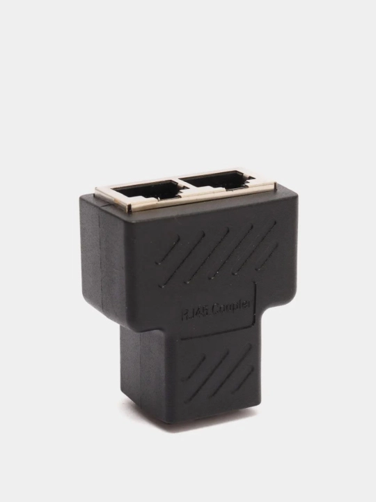 Соединитель LAN кабеля RJ45 - RJ45, разветвитель двух компьютерных кабелей