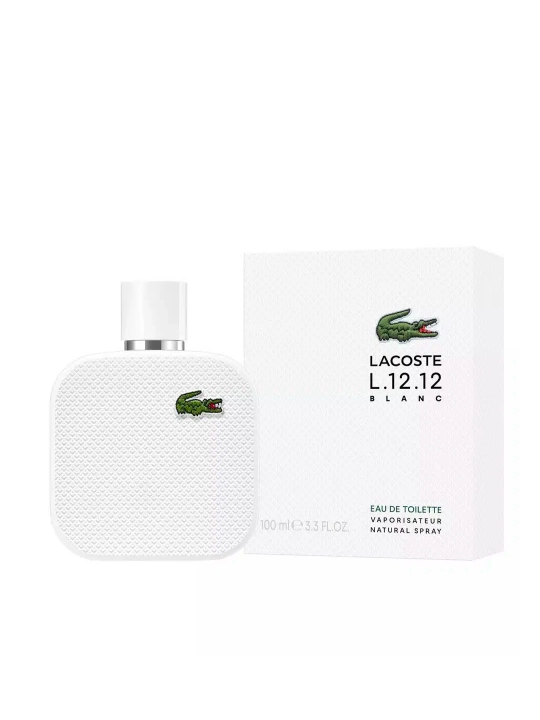 Eau de Lacoste L.12.12 Blanc Pure для мужчин, фруктово-древесный аромат, Франция, 100 мл