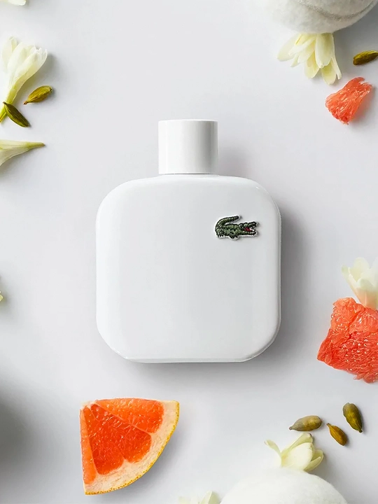 Eau de Lacoste L.12.12 Blanc Pure для мужчин, фруктово-древесный аромат, Франция, 100 мл - 