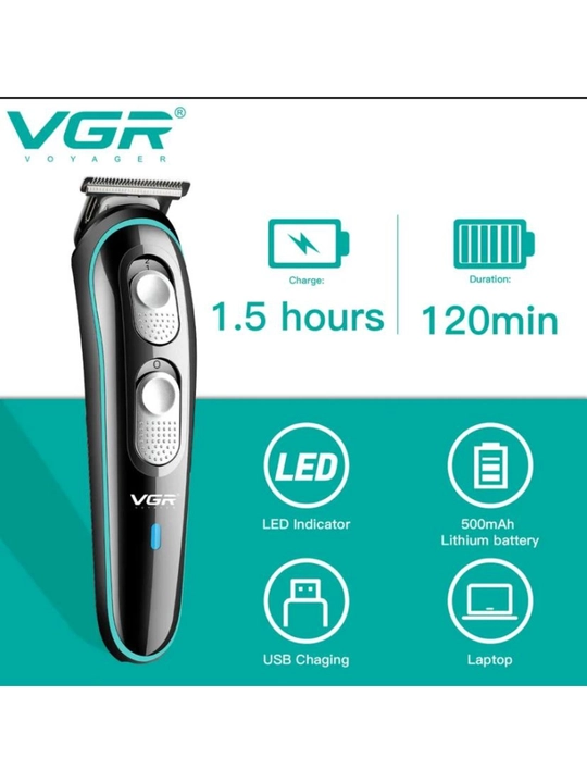 Professional simsiz soch olish mashinasi VGR V-030, V-055, trimmer soqol olish uchun