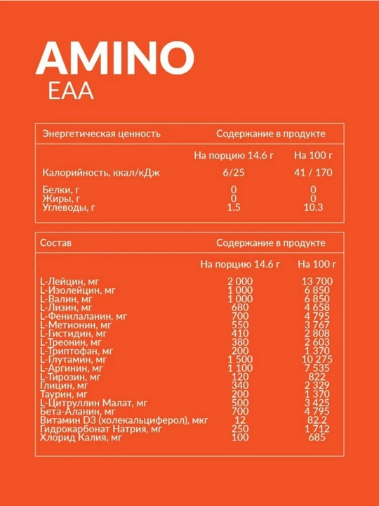 CYBERMASS AMINO EAA – EAA va BCAA aminokislotalari mushak va tiklanish uchun, 220 g