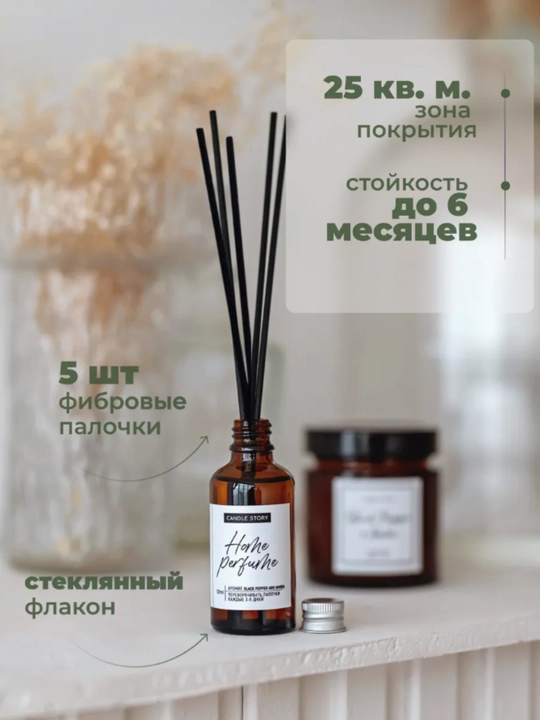 Ароматизатор диффузор с палочками для дома, автомобиля и офиса