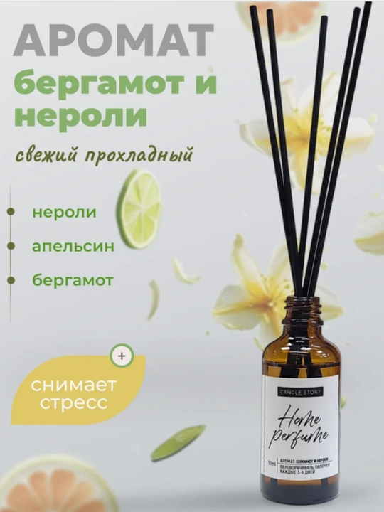 Ароматизатор диффузор с палочками для дома, автомобиля и офиса