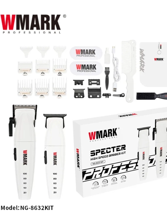 Simsiz professional mosinka va trimmer WMARK, soch va soqolni kesish uchun