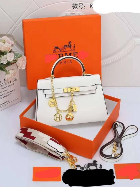 Сумка Hermes, на плечо, коробка размером 25 см, в комплекте 2 ремня - 