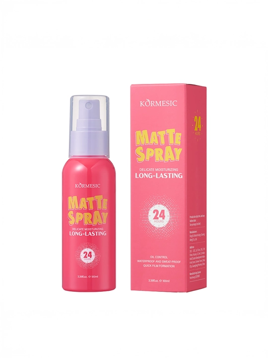 Fiksatsiya uchun matirlovchi sprey, qizil qadoq, namlovchi, yashil qadoq, 100 ml