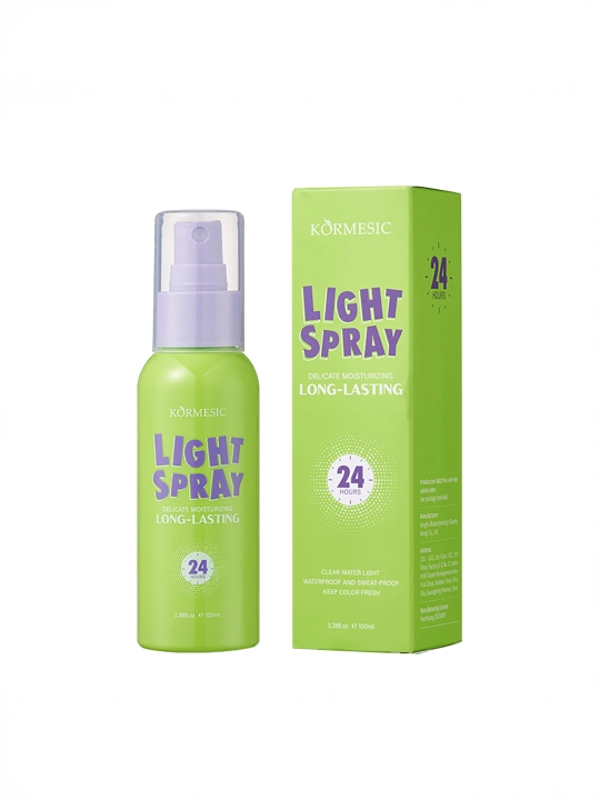 Fiksatsiya uchun matirlovchi sprey, qizil qadoq, namlovchi, yashil qadoq, 100 ml