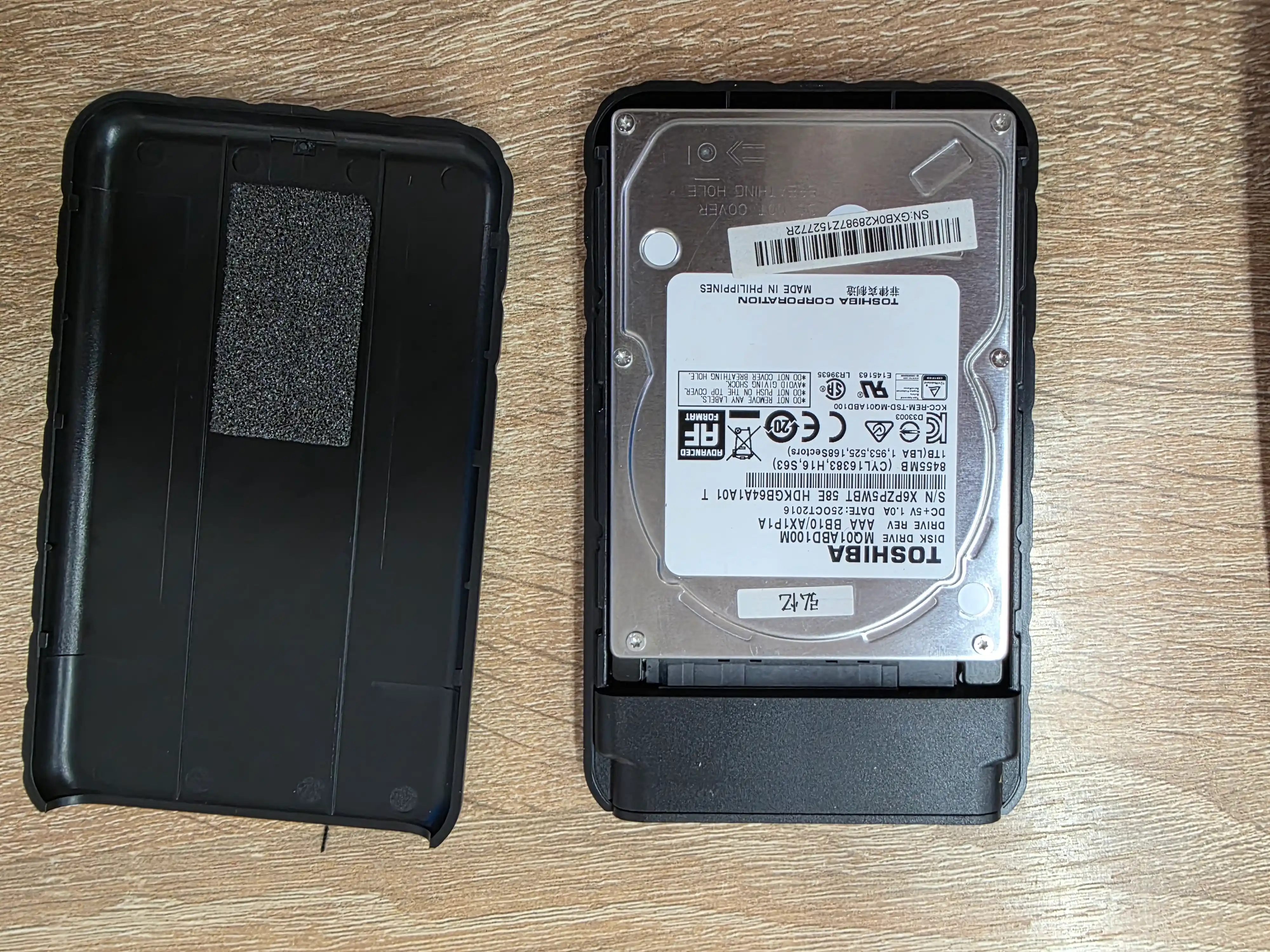 Корпус для SSD и HDD-накопителя, Orico 25PW1-U3 кейс для 2.5" жестких дисков